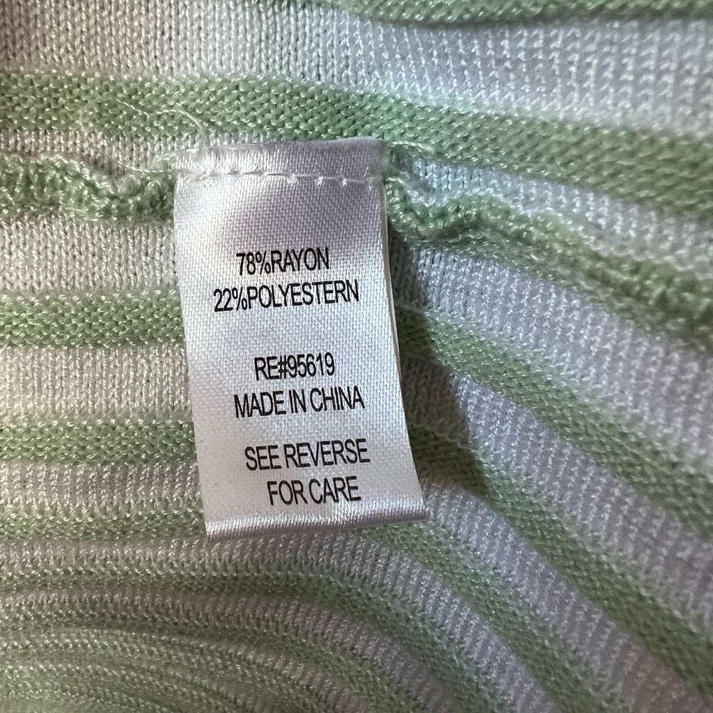 Fever Ribbed Knit Sweater, L - Picture 5 of 6